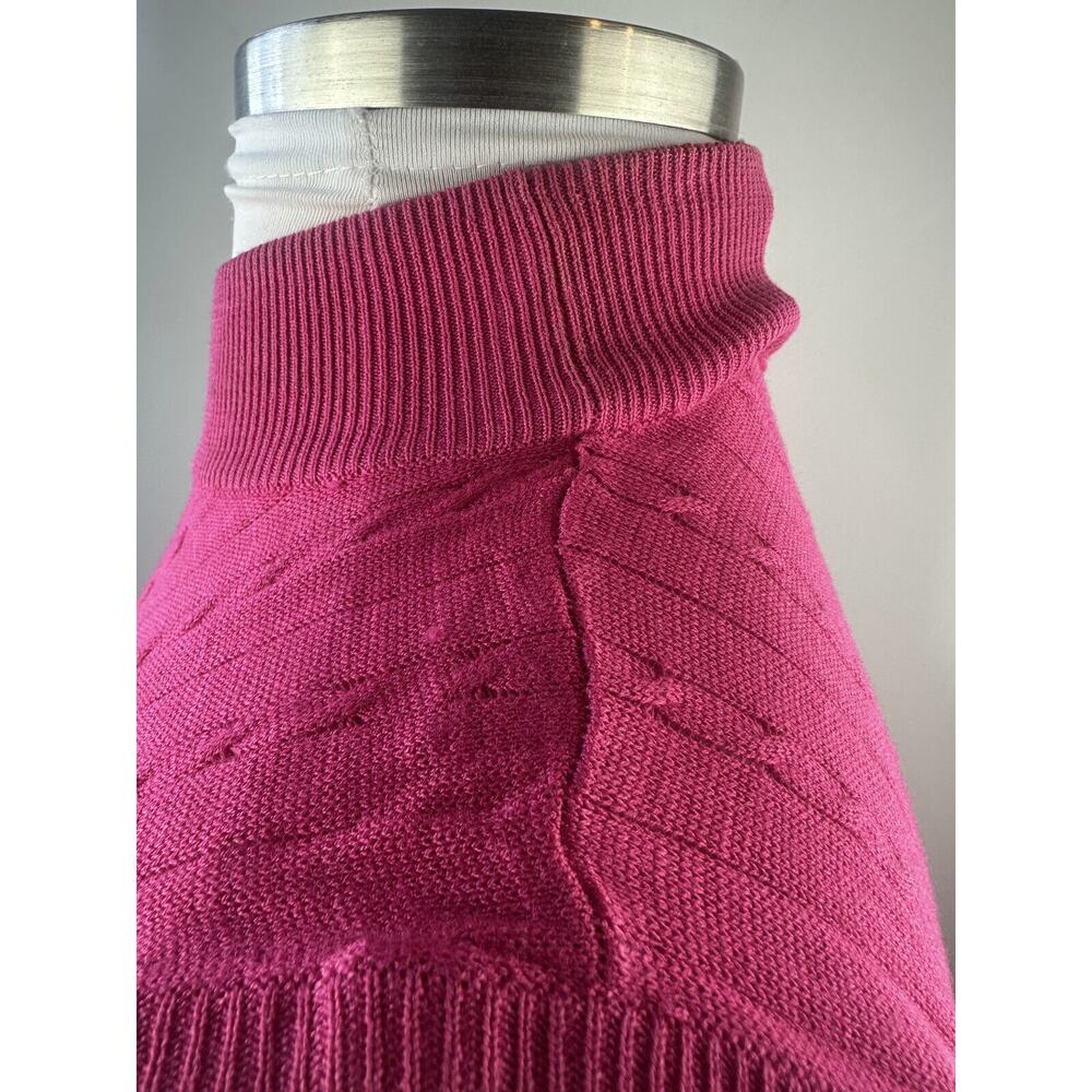 Diane Gilman Silk Cable Knit Sleeveless Top & Button Cardigan Set Plus Size 2X - Picture 6 of 16